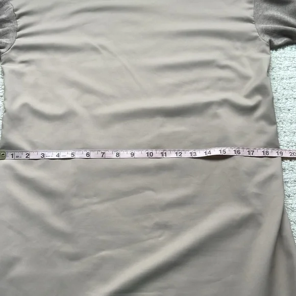 Ralph Lauren LRL Farheen Twill Front Sweater Dress in Hayfield Size Small - Picture 10 of 13